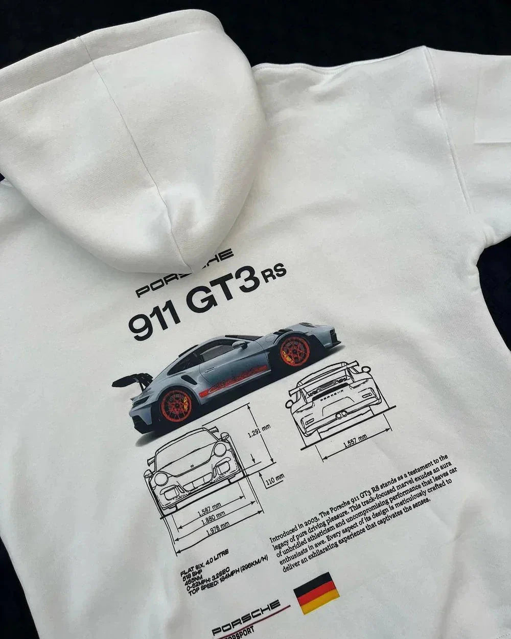 Porsche Off - White Hoodie - ALTR
