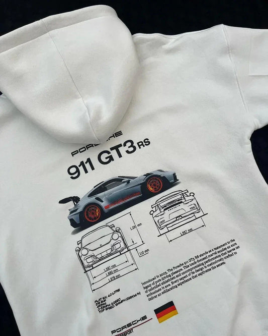 Porsche Off - White Hoodie - ALTR