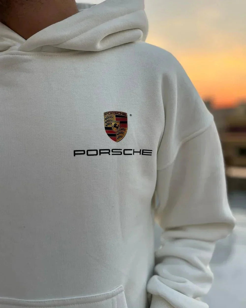 Porsche Off - White Hoodie - ALTR