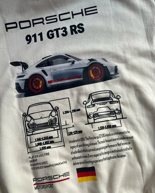 Porsche Off - White Hoodie - ALTR