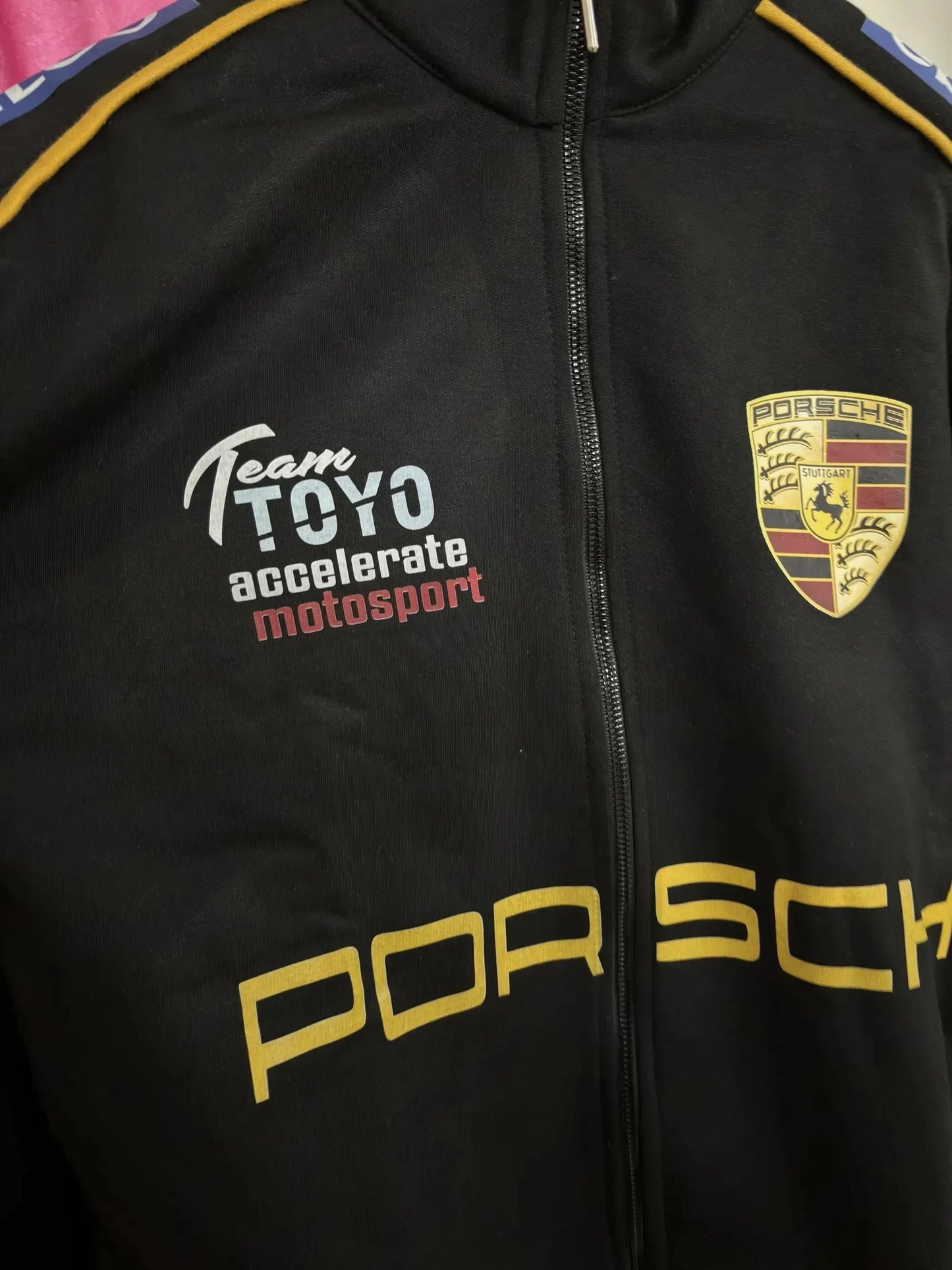 Premium Porsche Puffer Jacket Dynamic Black - ALTR