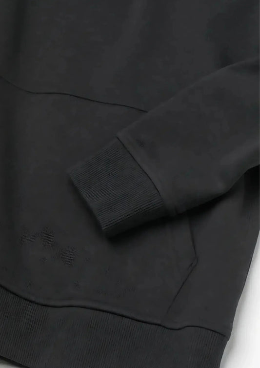 Premium Solid Black Hoodie - ALTR