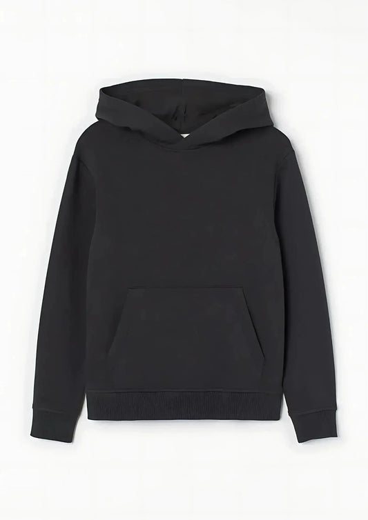 Premium Solid Black Hoodie - ALTR