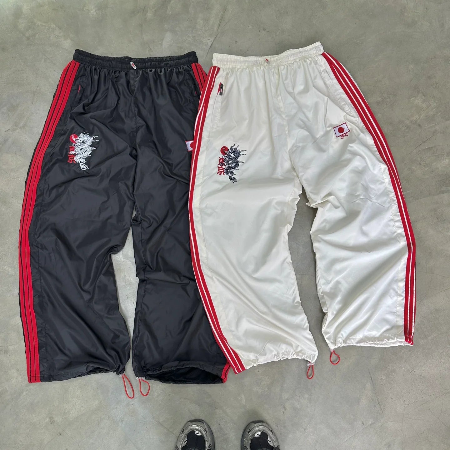 JPN Dragon Embroidered Unisex Trackpants | ALTR