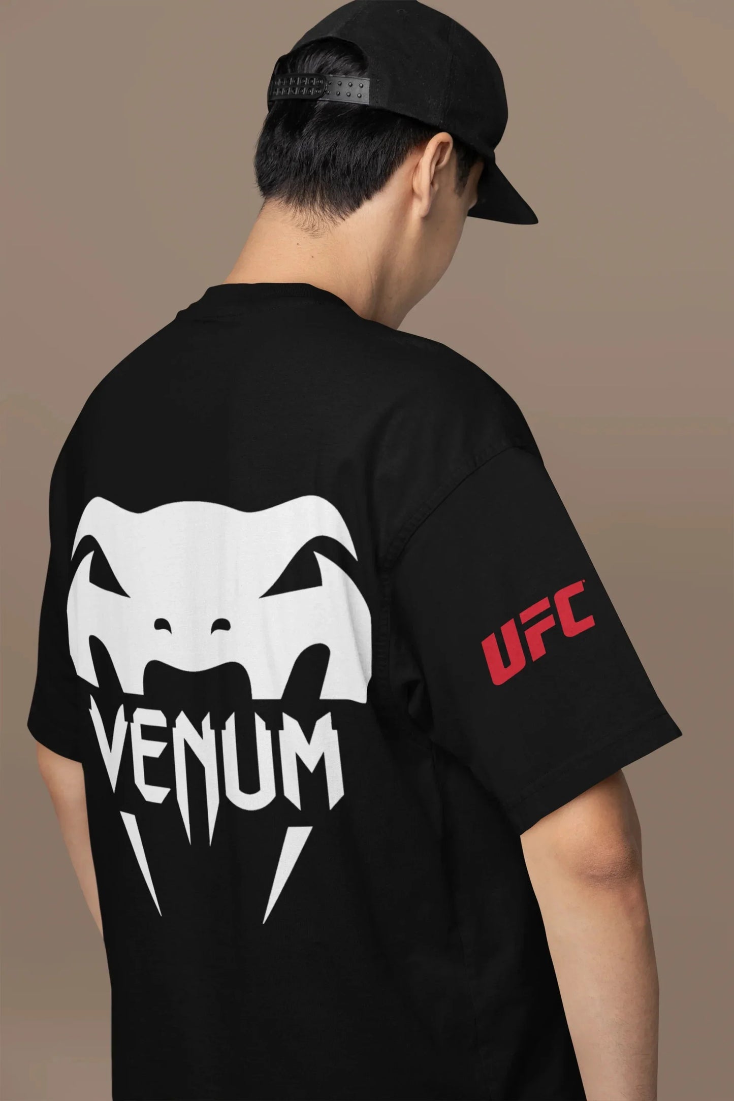 UFC Venum Oversized Black T-shirt - ALTR